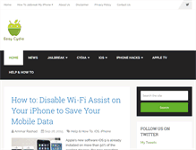 Tablet Screenshot of easycydia.com